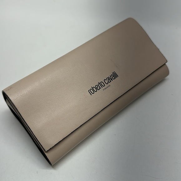 Roberto Cavalli Sunglasses Square Sun Glasses Carrying Case RC 1136 01A Black - Picture 3 of 11